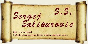 Sergej Šalipurović vizit kartica